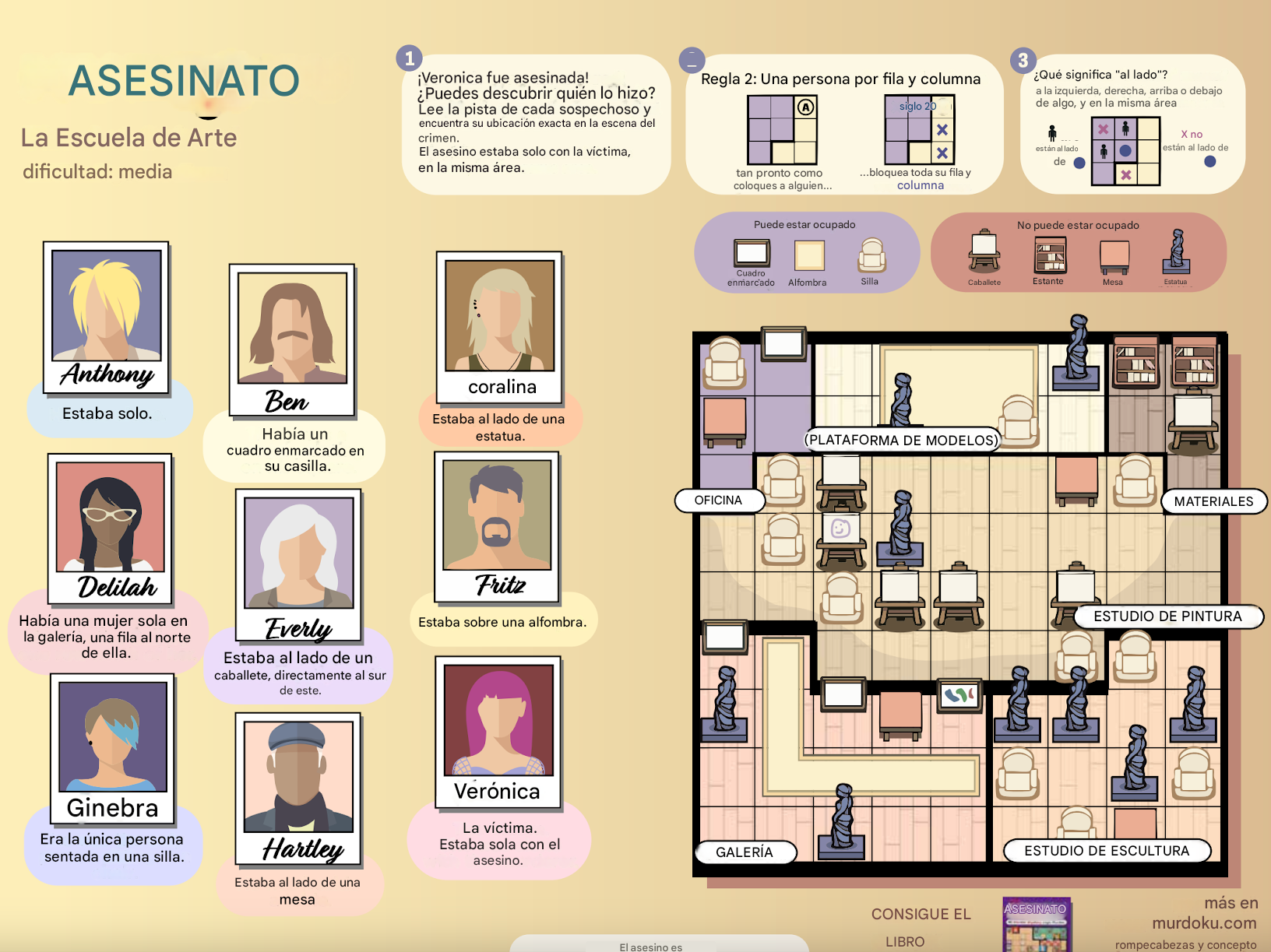 La Escuela de Arte carta del puzzle