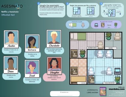 Netflix y Asesinato carta completa