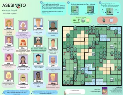 El campo de golf carta completa
